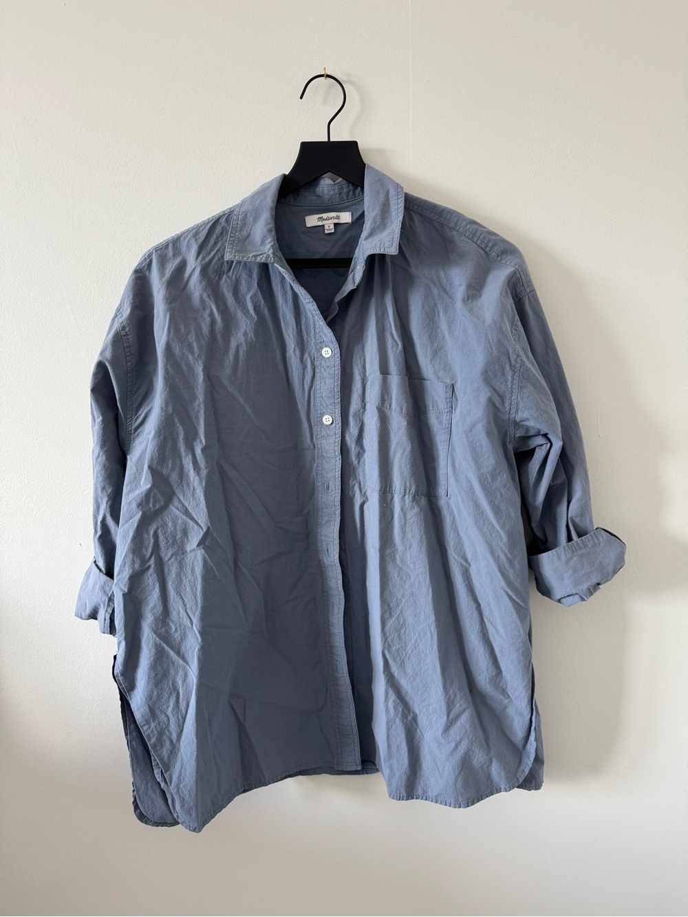 Madewell Poplin Button-Front Shirt